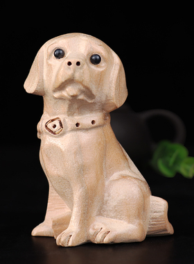 桃木十二生肖属相12摆件鼠牛虎兔龙蛇马羊猴鸡狗猪桌面装饰手把件