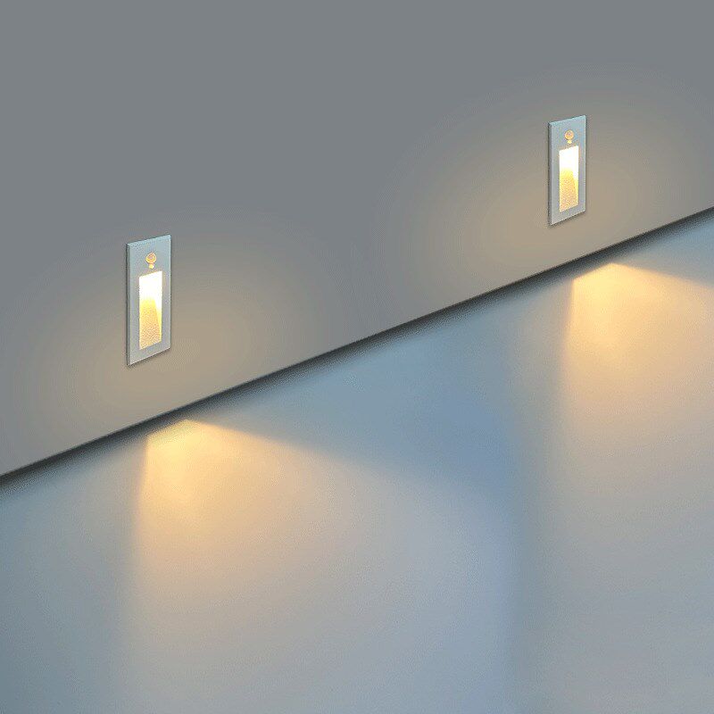 户外防水竖款嵌入式感应地脚灯影院楼梯踏步过道庭院室外LED夜灯,家装灯饰光源,踏步灯/地脚灯,淘宝优惠券,粉丝福利购,淘宝优惠卷