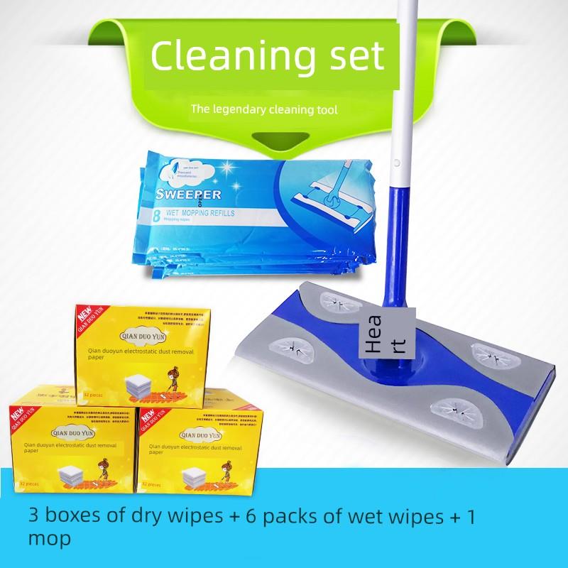 采购产品静电除尘纸拖把，湿式和干式除尘纸拖把，木制地板拖把，