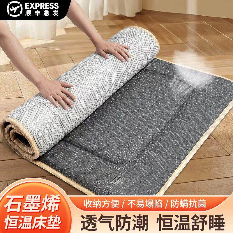 乳胶床垫家用卧室租房专用软垫宿舍学生单人儿童折叠海绵薄款床垫