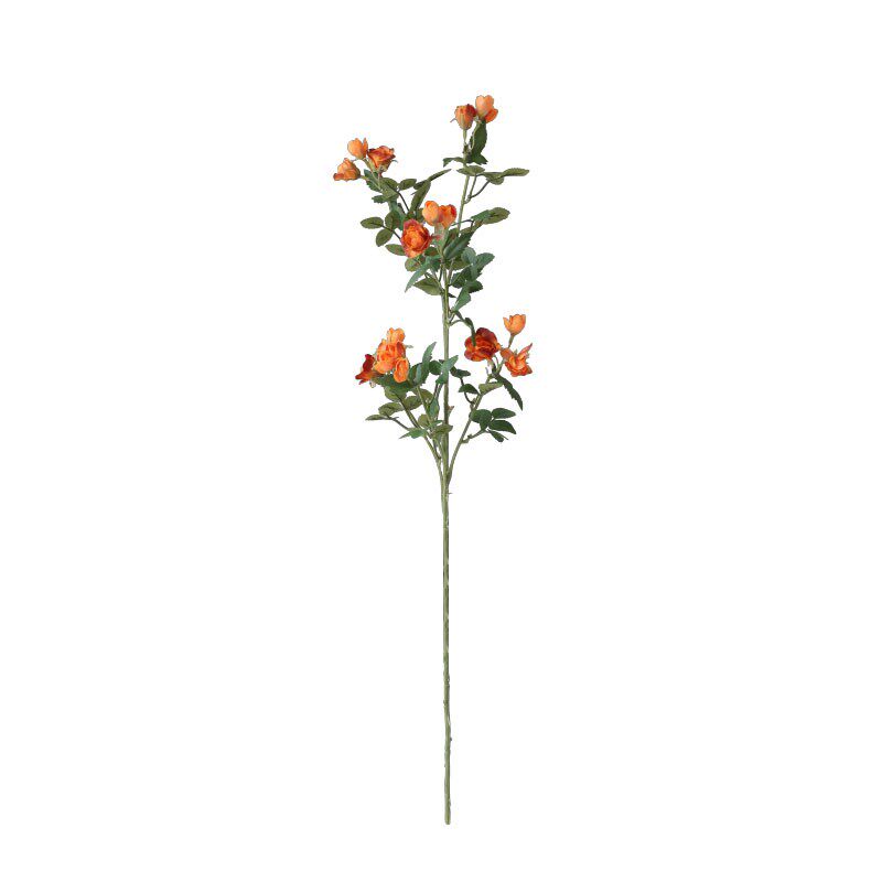 蔷薇花束假花仿真花摆设轻奢高端餐桌装饰花艺摆件干花高级仿生花