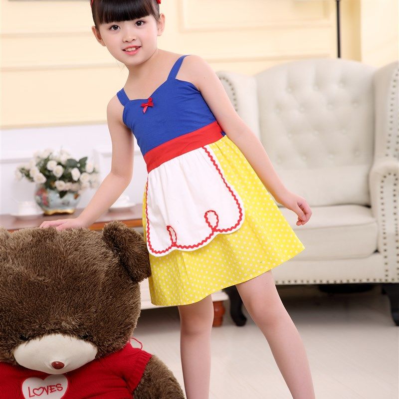 新款儿童白雪公主裙子女宝宝圣诞生日纯棉吊带连衣裙女童演出礼服,童装/婴儿装/亲子装,儿童演出服,淘宝优惠券,粉丝福利购,淘宝优惠卷