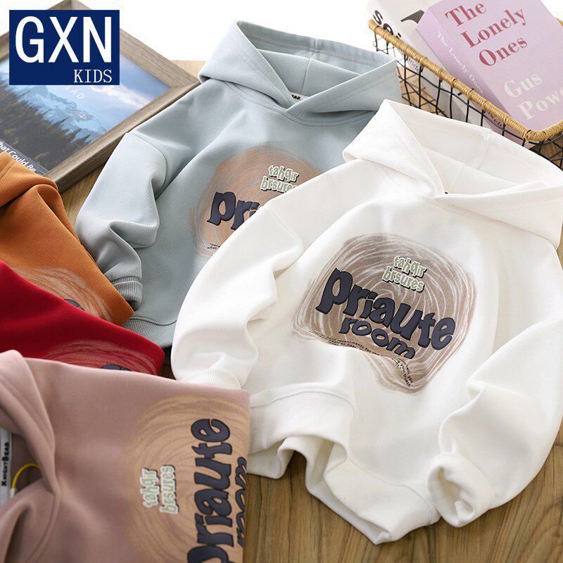 男童卫衣春秋新款中大童男孩连帽纯棉儿童装休闲时髦长袖春款上衣