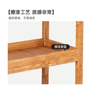 阳台花架层架落地式多肉架子置物架实木多层植物摆放架花盆展示架