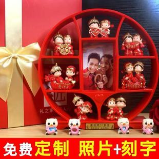 有意义的结婚礼物送新人新娘闺蜜女情侣小众高级订婚新婚礼品摆件