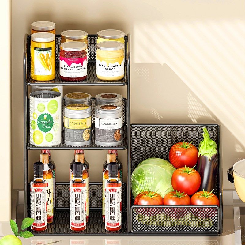 厨房置物架多层台面调味品佐料收纳架下水槽橱柜内碗碟盘子放置架,厨房/烹饪用具,水槽置物架,淘宝优惠券,粉丝福利购,淘宝优惠卷