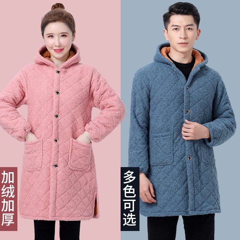 冬季加绒罩衣女大人厨房家用做饭围裙男士长袖加厚保暖棉衣工作服,家庭/个人清洁工具,围裙,淘宝优惠券,粉丝福利购,淘宝优惠卷