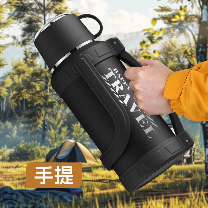 全钢316不锈钢保温杯大容量大号车载保温壶男款户外出热水壶冰桶
