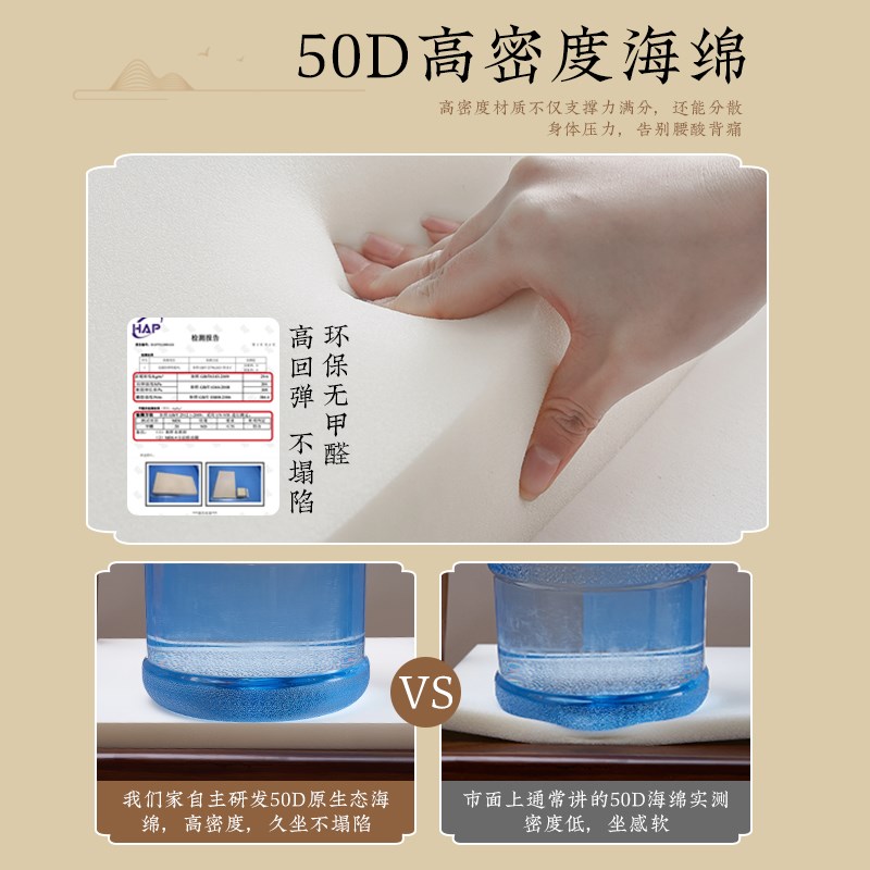 中式椅子垫实木围椅坐垫圈椅沙发垫子茶椅红木太师椅凳子座垫