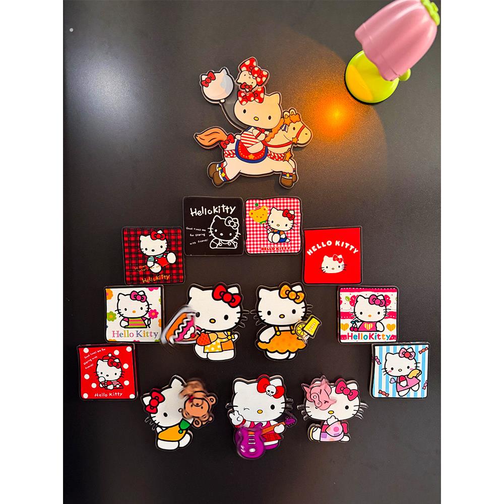 kitty冰箱贴磁贴个性创意2025新款冰箱装饰可爱磁吸小物件迷你