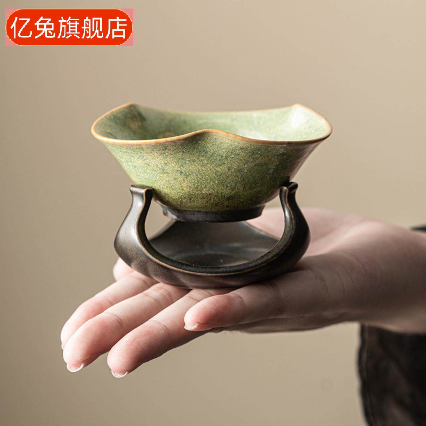 窑变釉复古茶漏滤茶器家用高档