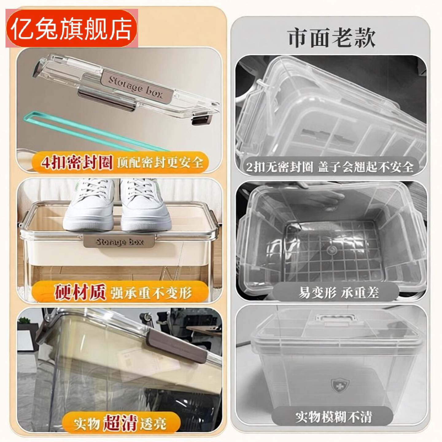 医药箱庭装大号多层密封急救药品