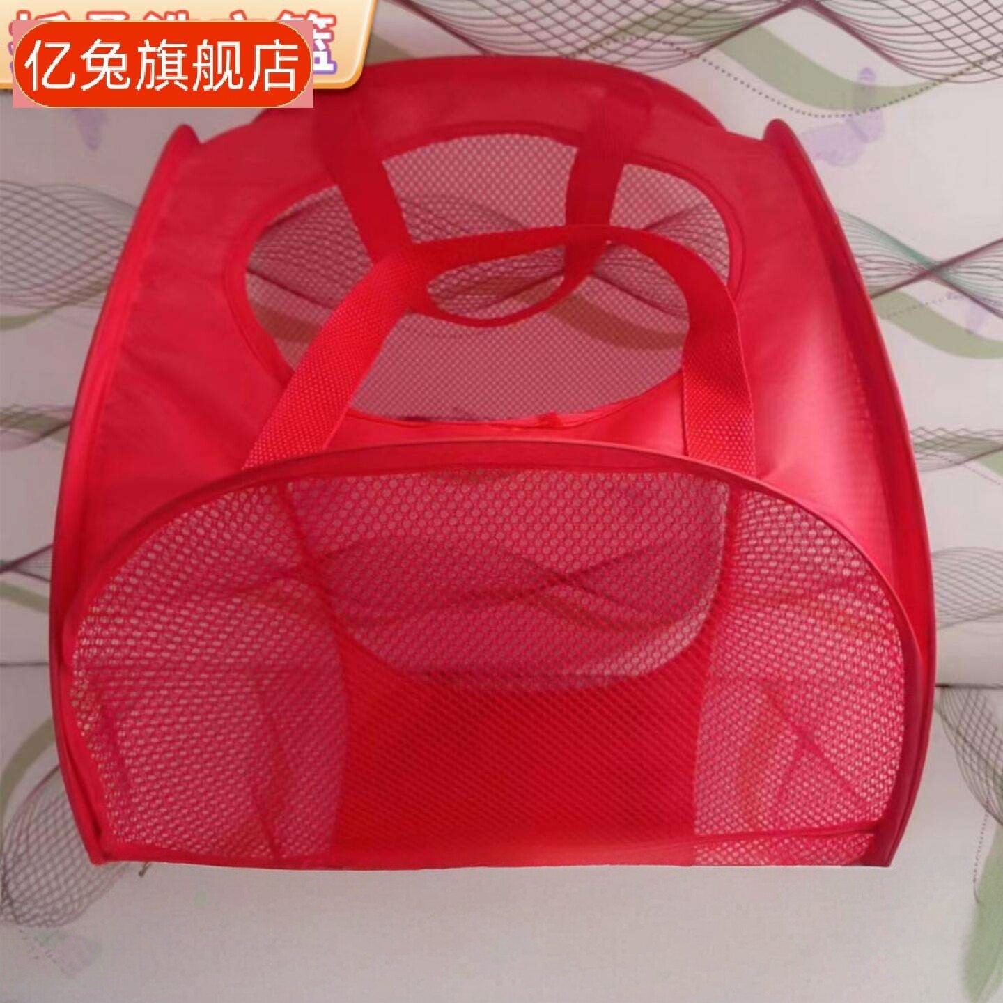 网状可折叠弹出式浴室洗衣篮