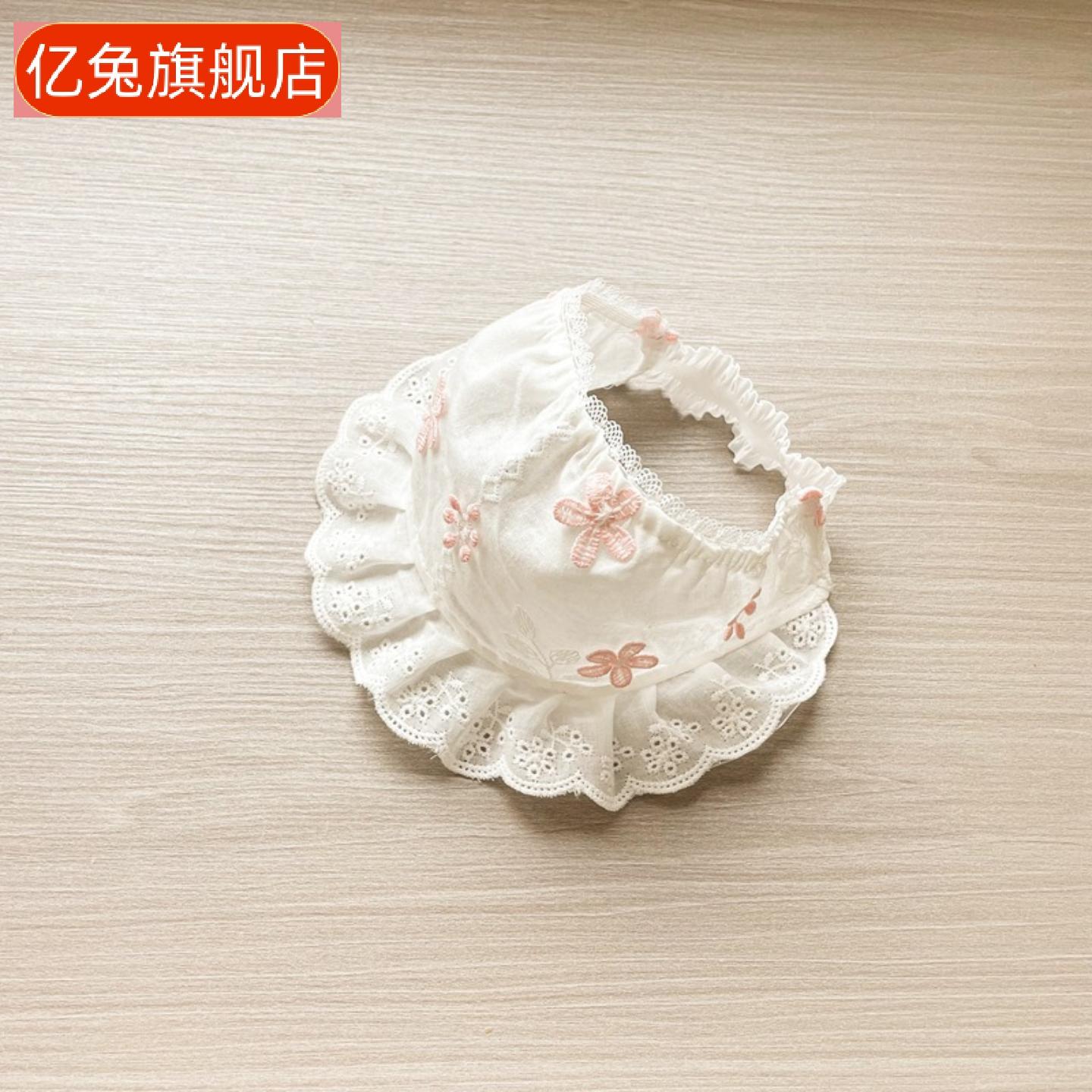 遮阳帽可爱宝宝发带新生婴儿夏季