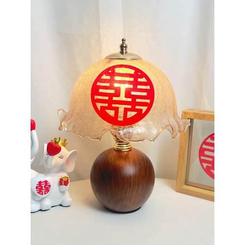 采购产品嫁妆，新婚庆典，永恒的灯，婚礼房间，覆古台灯，床头灯