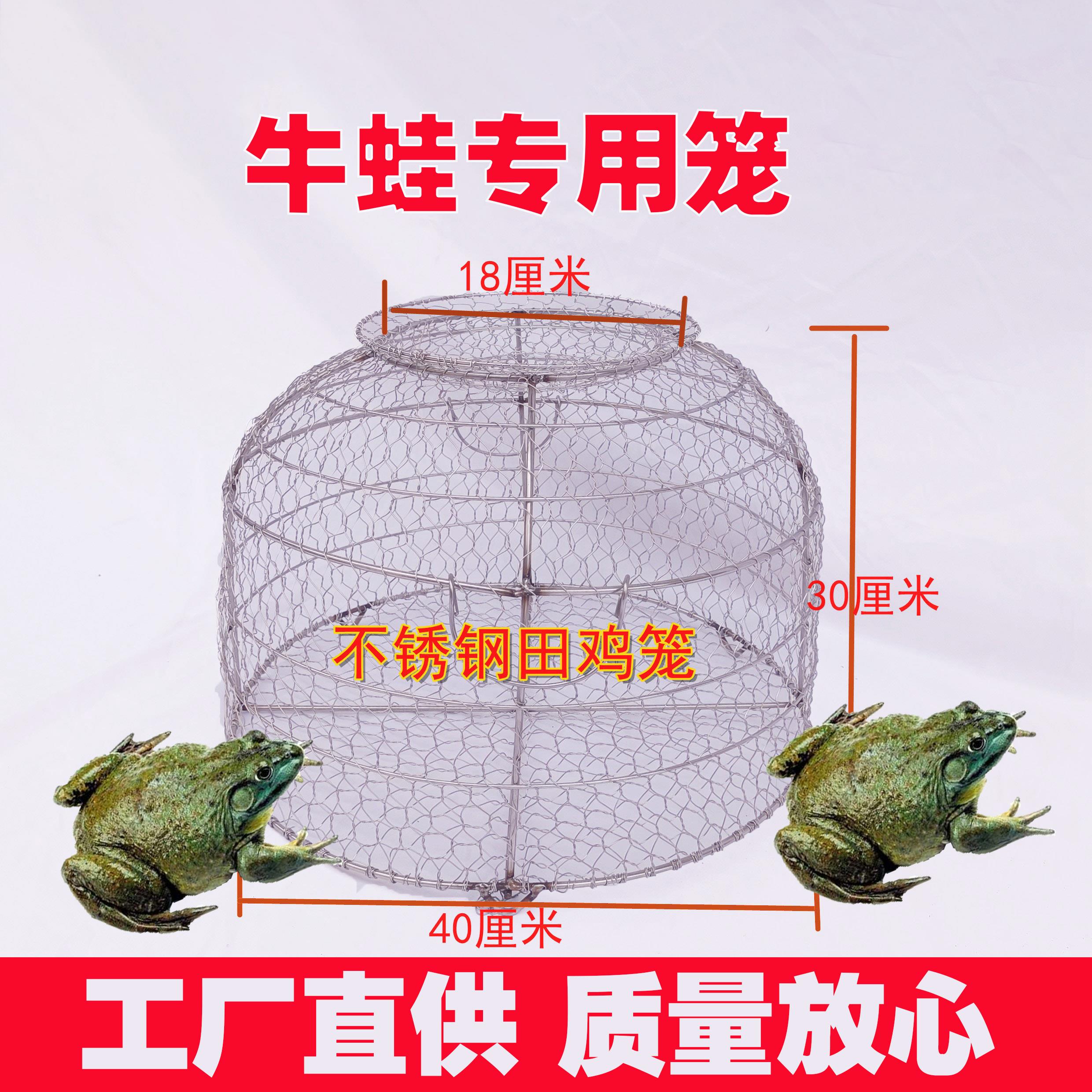 蛙笼不绣钢青蛙笼田鸡笼田鸡笼子黄鼠狼笼铁网笼子鸟笼螃蟹鱼笼