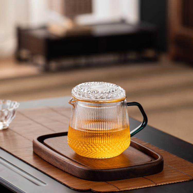 品一恒泡茶壶家用套装过滤花茶壶耐高温泡茶器玻璃分茶公道杯加厚