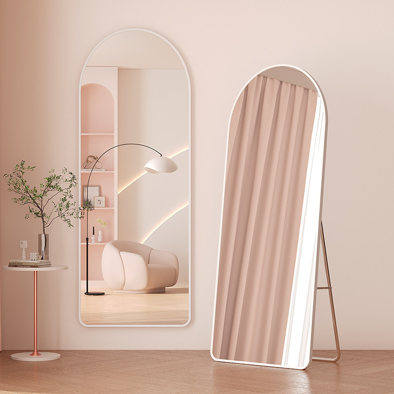 ing风镜子全身落地镜家用女生卧室壁挂贴墙穿衣镜宿舍异形试衣镜,住宅家具,穿衣镜,淘宝优惠券,粉丝福利购,淘宝优惠卷