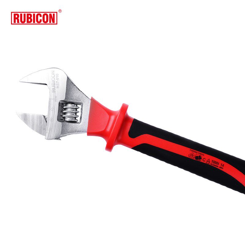 罗宾汉RUBICON绝缘活动扳手8寸10寸开口扳手绝缘工具RS7-008/010