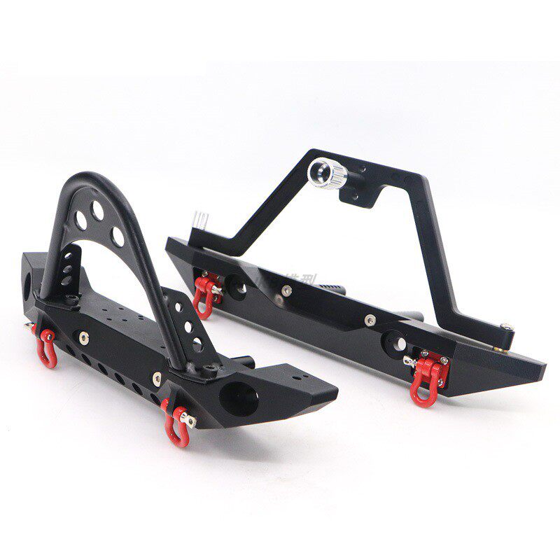 1/10仿真攀爬车毒刺前杠防撞 TRX4 SCX10 90046 90047金属前后杠