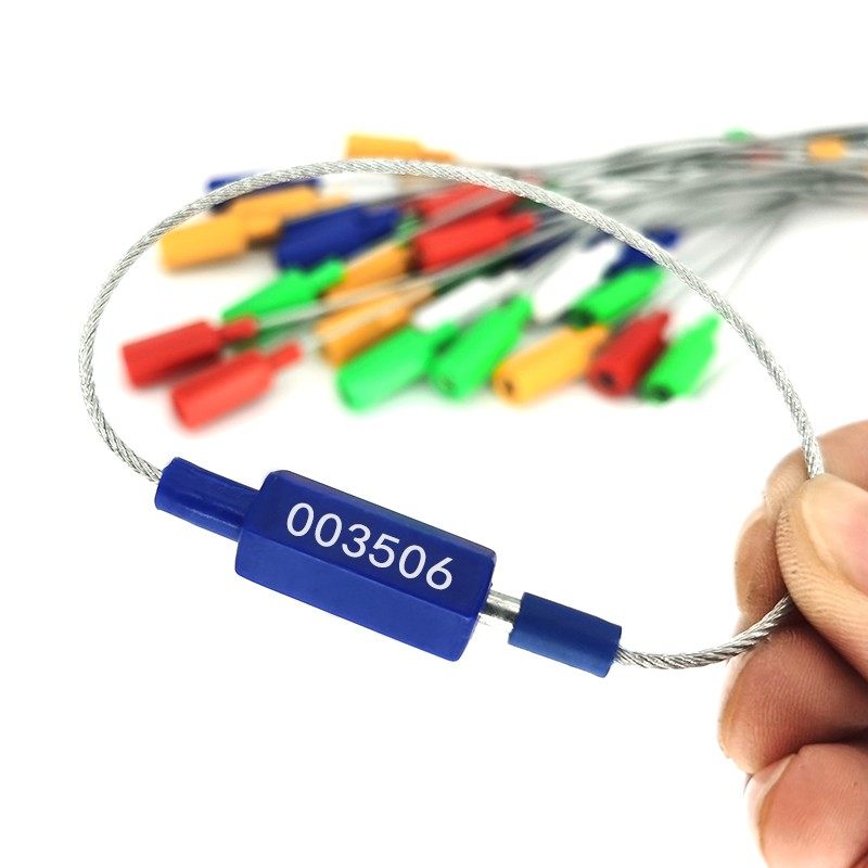 对插式钢丝铅封一次性集装箱封条物流防盗货柜车封签施封锁扣25cm,基础建材,缎带/扎带,淘宝优惠券,粉丝福利购,淘宝优惠卷