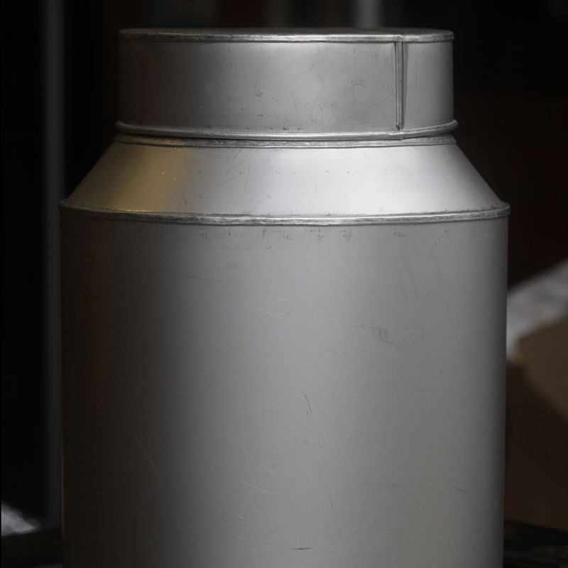 全手工复古 白铁皮罐马口铁茶叶罐家用大号藏茶开店陈列 岩茶一斤