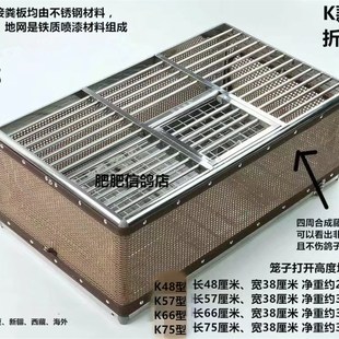 欧式折叠训放笼放飞笼鸽子笼信鸽用品不锈钢放飞笼送礼品