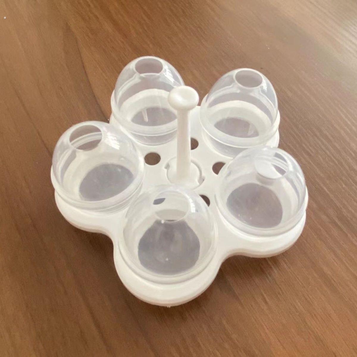 实蛋蛋托塑料蒸蛋器耐高温新款商用家用蛋壳蛋托蒸蛋模具鸡蛋模子