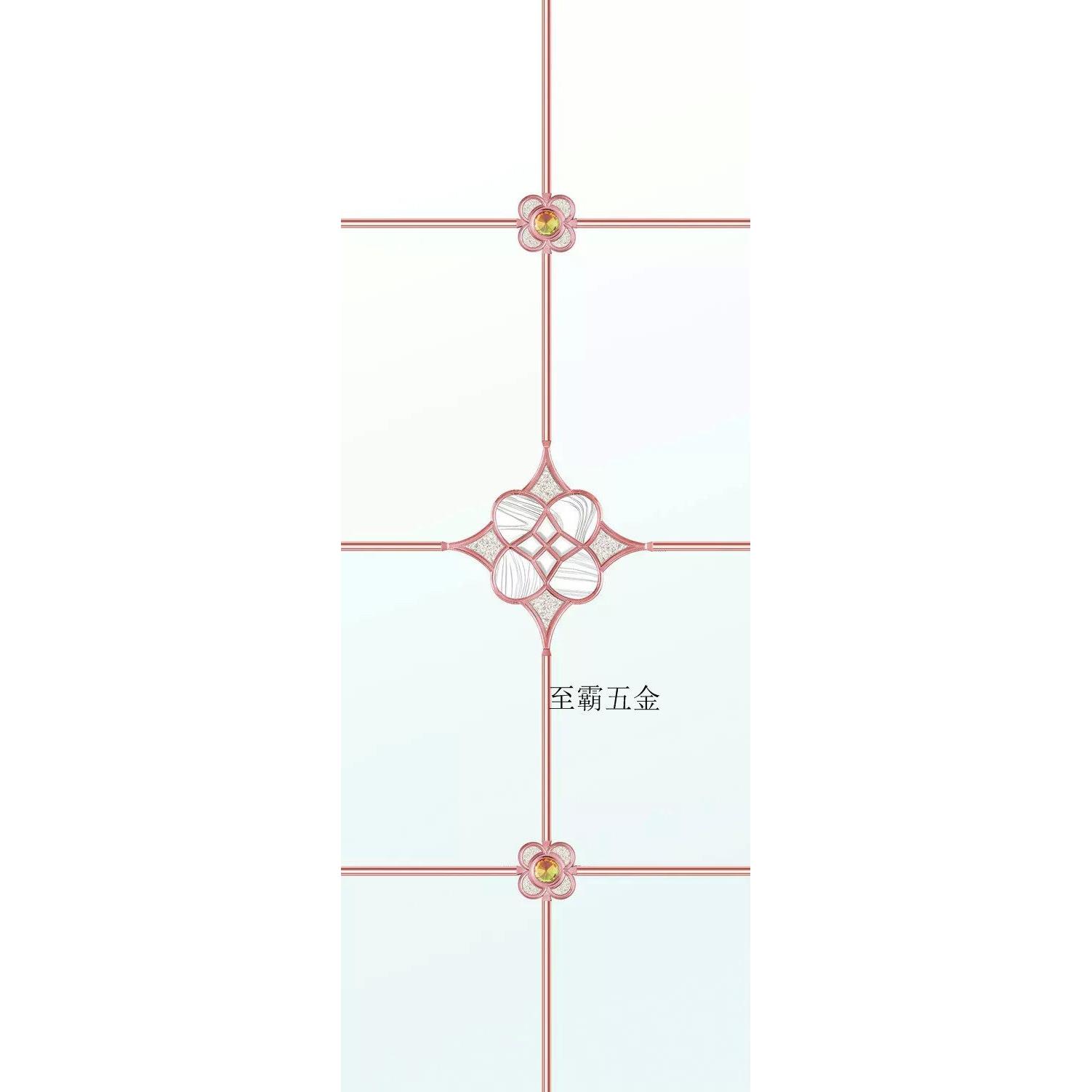 中空门花新款门花中空玻璃装饰花门窗装饰花格条接花平开门装饰花