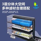 鱼缸过滤器净水循环系统三合一免换水上置过滤盒滴流盒增氧水族箱