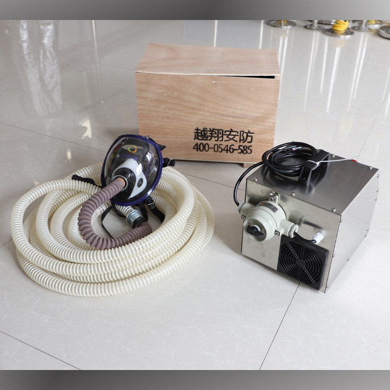 Ex防爆长管呼吸器 电动送风,单人 双人强制送风机便携式长管面罩