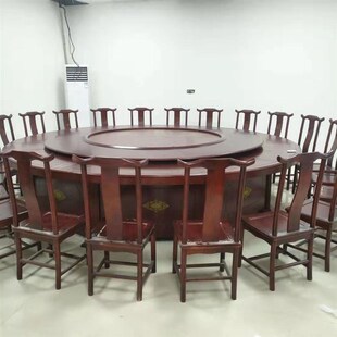 酒店大圆桌饭店餐桌电动自动转盘餐桌包厢餐桌12~15人18~20人餐桌