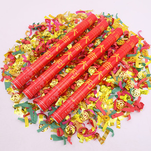 开工礼花炮喷花筒开业礼花庆典手持礼炮金条彩喷礼宾花剪彩装修