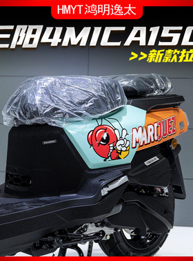 适用三阳小蚂蚁4MICA全车拉花版画贴花贴纸防水涂装贴膜改装配件