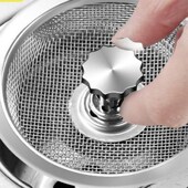 厨房下水道过滤网水槽过滤网家用防堵残渣水池漏网不锈钢漏水塞