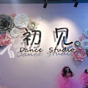 百饰乐园橱窗展示婚礼影楼背景装饰舞台道具Z090大型纸花16朵组合