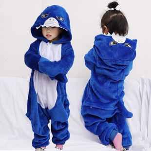 万圣节儿童服装企鹅宝宝衣服连体睡衣幼儿园动物表演服元旦话剧冬