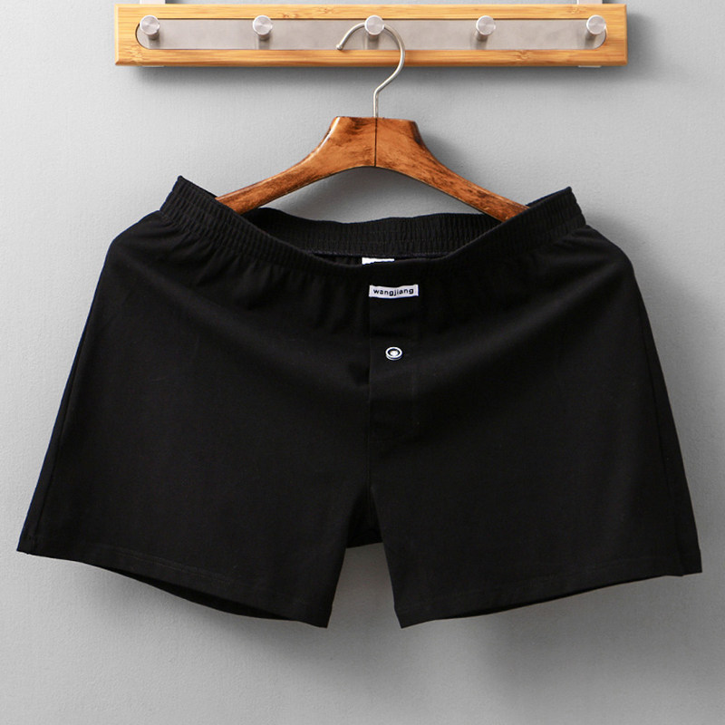 男士内裤纯棉四角宽松阿罗裤男夏季家居短裤男生平角裤头男款睡裤,女士内衣/男士内衣/家居服,男阿罗裤,淘宝优惠券,粉丝福利购,淘宝优惠卷