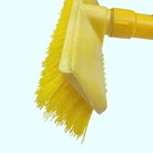 长柄硬毛地板刷家用庭院路面浴室化妆室清洁瓷砖洗地刷地毯25厘米