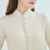 保暖睡觉坐月子女士空调房中老年护肩颈 男士 新品 彩棉睡衣居家套装