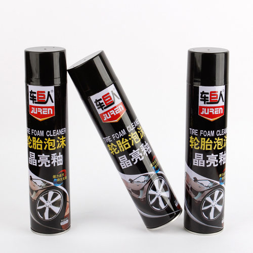 包邮车巨人轮胎泡沫晶亮釉轮胎上光打蜡封釉保护防龟裂轮胎蜡