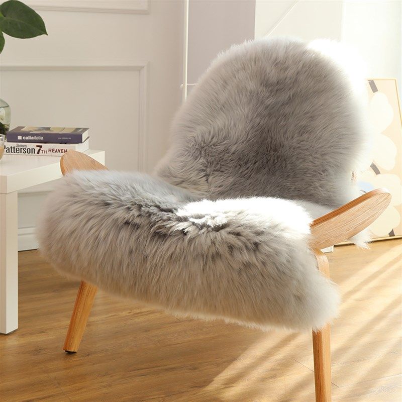 澳洲冬季保暖羊毛羊皮椅子垫坐垫毛毛垫羊毛毯整张羊皮加厚沙发垫,居家布艺,椅垫,淘宝优惠券,粉丝福利购,淘宝优惠卷