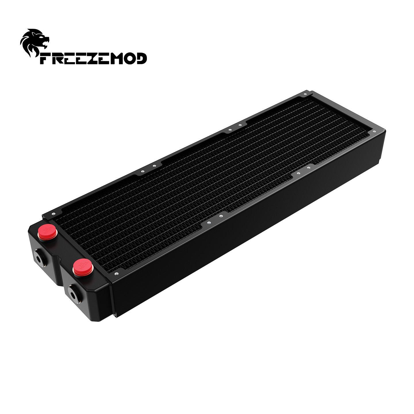 紫铜翅片散热排TSRP-HP45-360 45MM厚工业机械水冷散热排 FREEZE