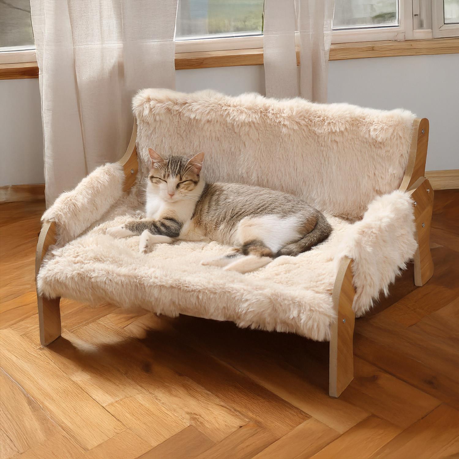 猫窝沙发冬季加厚猫窝保暖离地狗窝猫床幼犬小猫窝大号安全感睡觉
