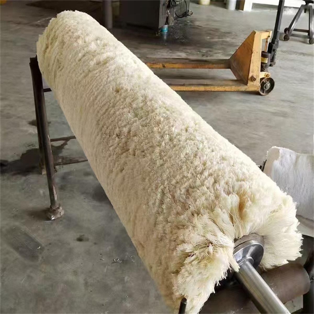 除尘布辊抛光辊羊毛辊棉布打蜡辊漆面羊毛线辊刷铝合金抛光布轮