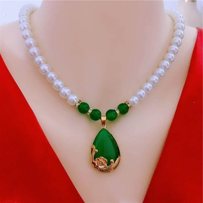 项链女妈妈韩版简约中老年母亲节锁骨链气质百搭保色