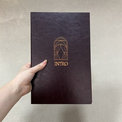 高档食谱制作酒吧酒牌酒水单定制酒单菜单设计饭厅活页价格表