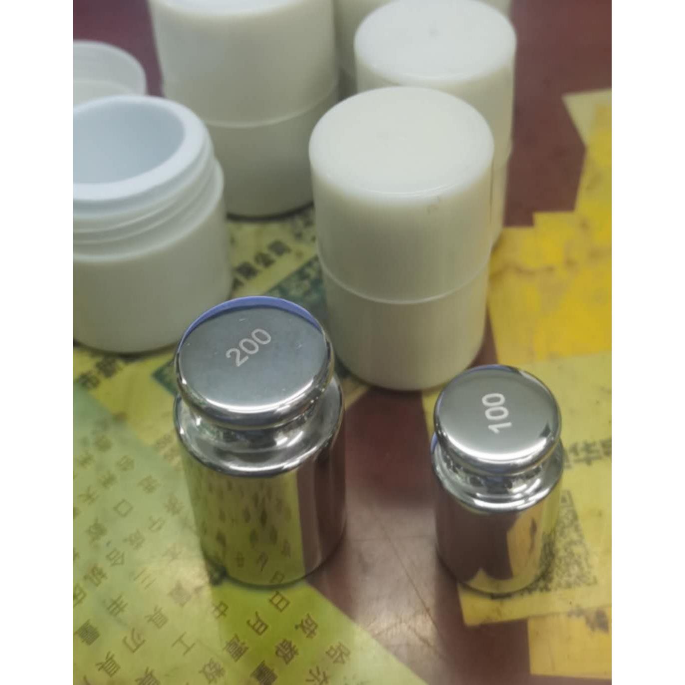 E2级不锈钢无磁砝码 100g 200g 精准校正万分之一电子天平法码