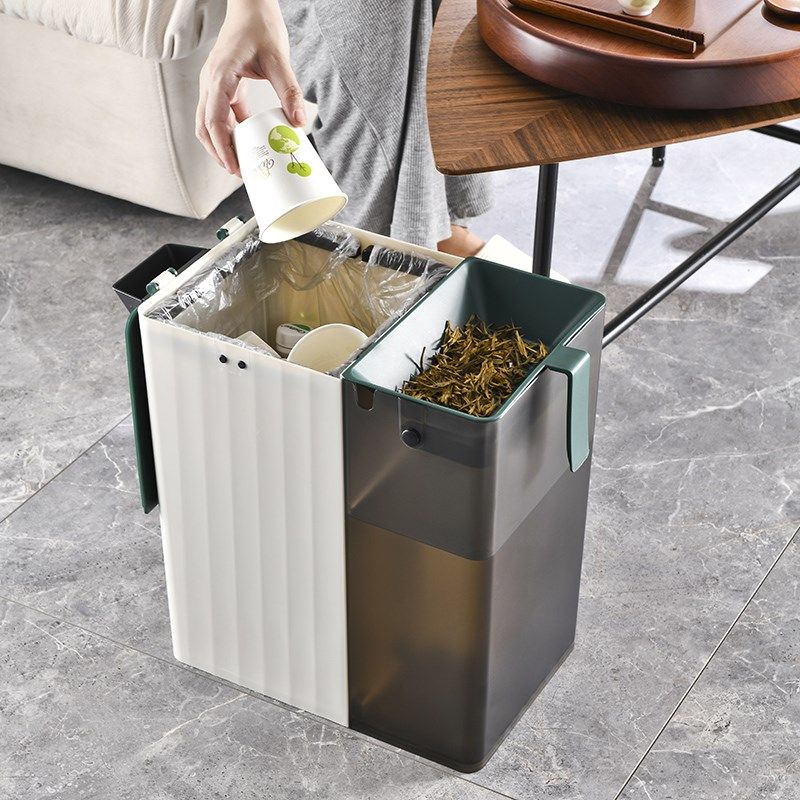茶水桶废水桶干湿分离茶桶商用办公室茶桌下过滤茶渣桶茶室垃圾桶,收纳整理,茶具收纳盒,淘宝优惠券,粉丝福利购,淘宝优惠卷