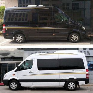 凌特车贴个性拉花斯宾特划痕车身贴纸腰线中欧房车改装饰车身彩条